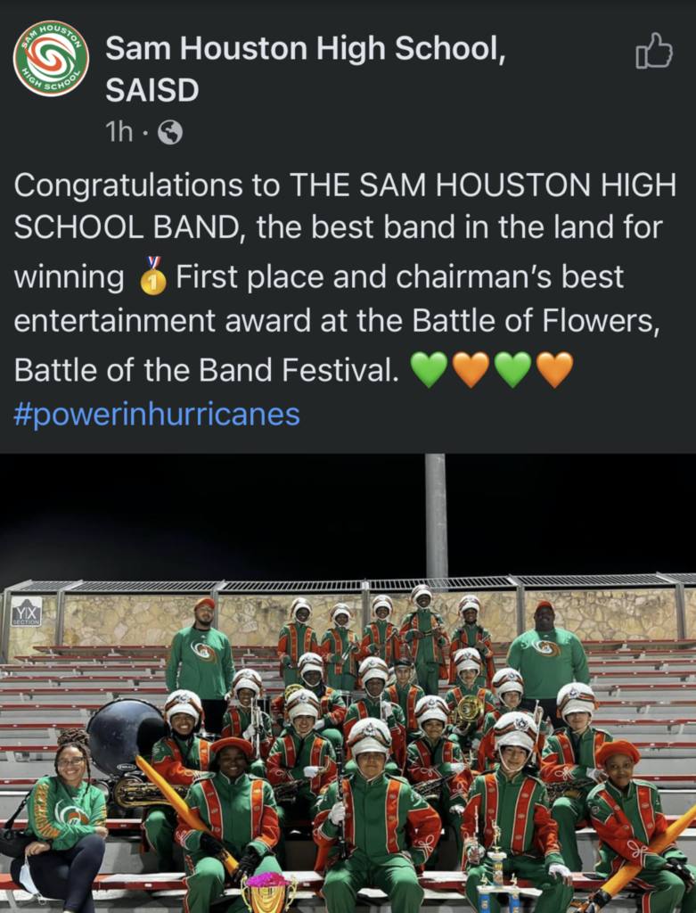 Sam Houston HS Band