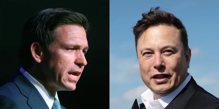 Ron Desantis and Elon Musk