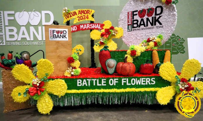 San Antonio Food Bank Battle of the Flowers 2024 Float