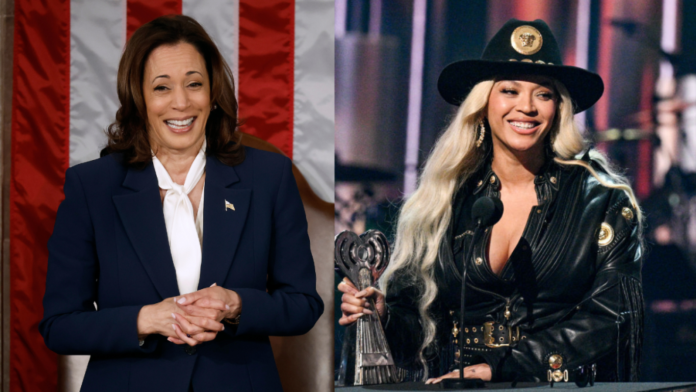 VP Kamala Harris and Beyoncé