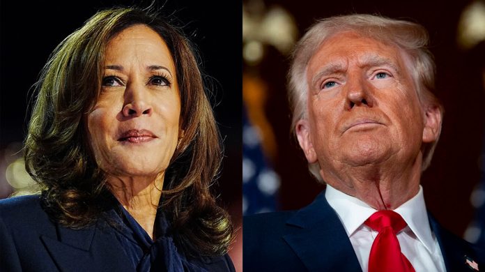 Harris and Trump