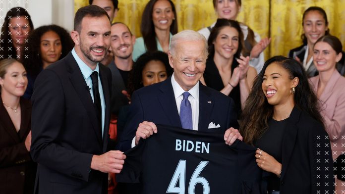 Gotham FC Becomes First NWSL Team to Celebrate Title at White House