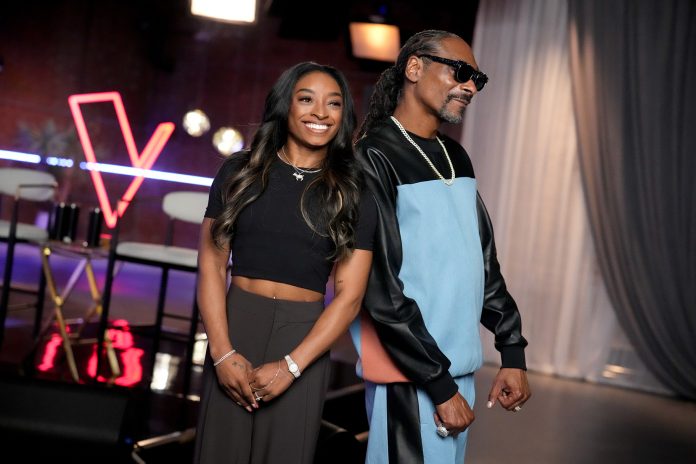 Simone Biles and Snoop Dogg