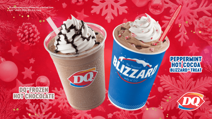 DQ® Celebrates the Holidays with Peppermint Hot Cocoa Blizzard® Treat