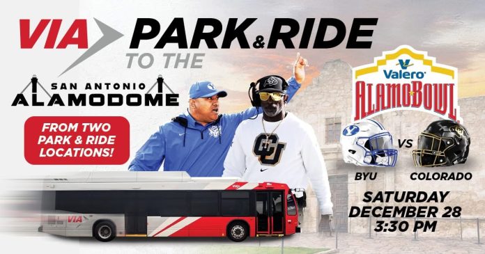 VIA Park and Ride Alamo Bowl