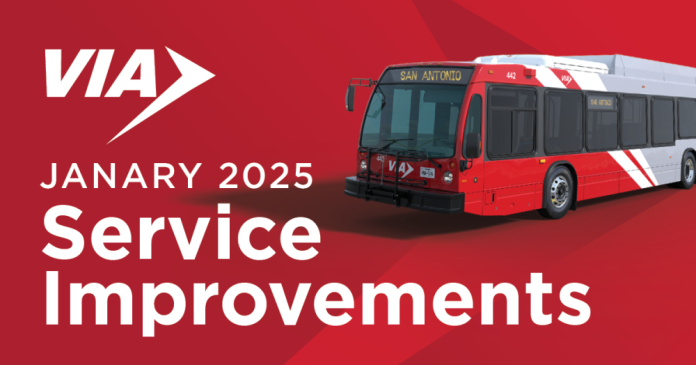 VIA Service Updates 2025