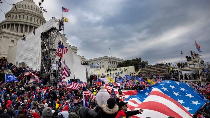 Trump supporters clash with police and security forces as people storm the US Capitol on January 6, 2021, in Washington, DC. Brent Stirton/Getty Images/File