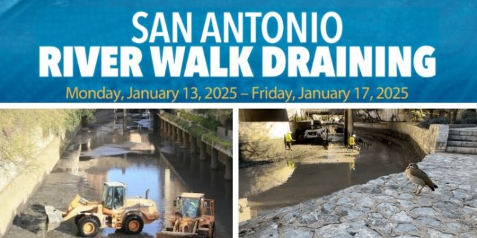 Draining The San Antonio River Walk