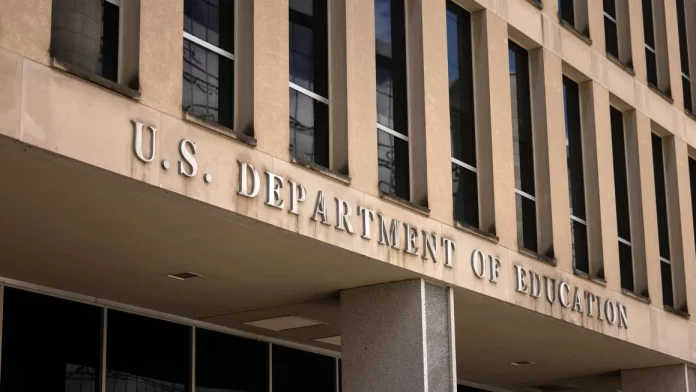 The US Department of Education building is seen on August 21, 2024 in Washington, DC. Tierney L. Cross/Getty Images