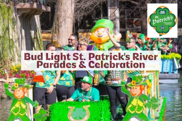 san antonio riverwalk st patricks day parade 2025