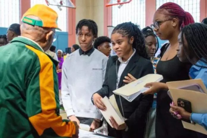 Richard Gibson explains the benefits of Florida A&M University to prospective students.