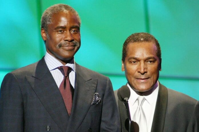 Clarence Smith (R) and Ed Lewis (L) at 