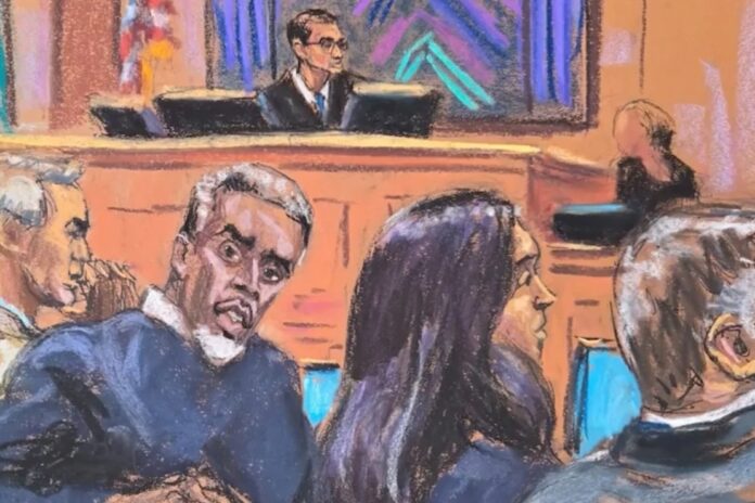 Diddy Grey Hair in Trial