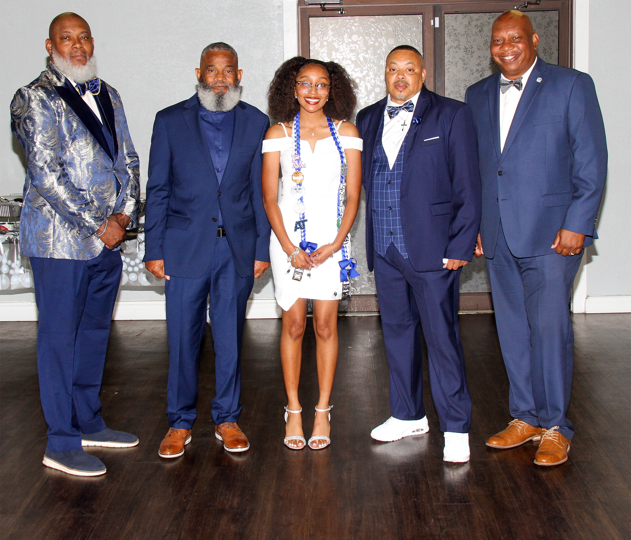 The Past Grand Master Abraham Grant Scholarship Award of $1,000 was presented to Kylin Bain during the 3rd Annual Blue Banquet. (Photo by Bro. Tostey Bass)