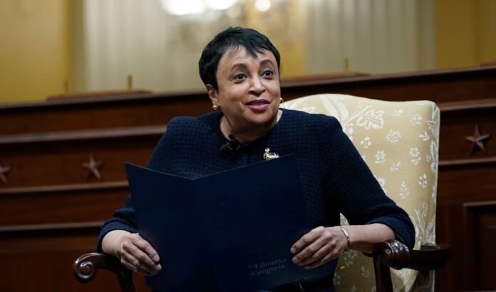Librarian of Congress Carla Hayden speaks as she moderates a discussion with historians Doris Kearns Goodwin and Jon Meacham on Capitol Hill on how to establish and preserve the narrative of January 6th on January 6, 2022 in Washington, DC. (Photo by Susan Walsh-Pool/Getty Images)