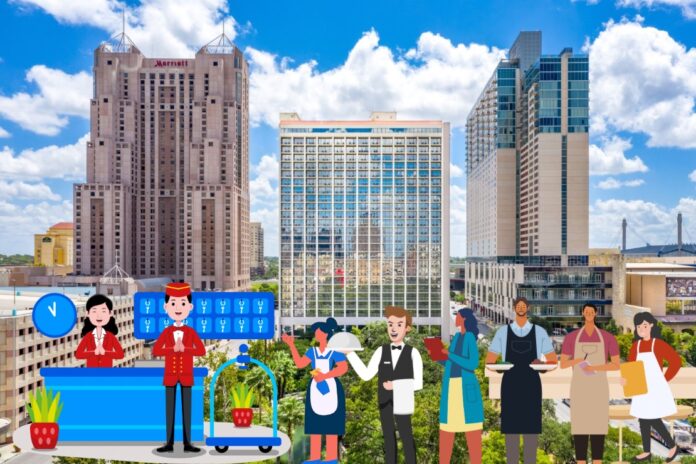 20% immigrants work in hotels in San Antonio