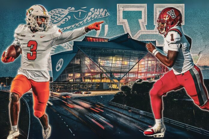 The FAMU Rattlers face off with MVSU in the Georgia Football Classic at Mercedes-Benz Stadium on Oct. 4.