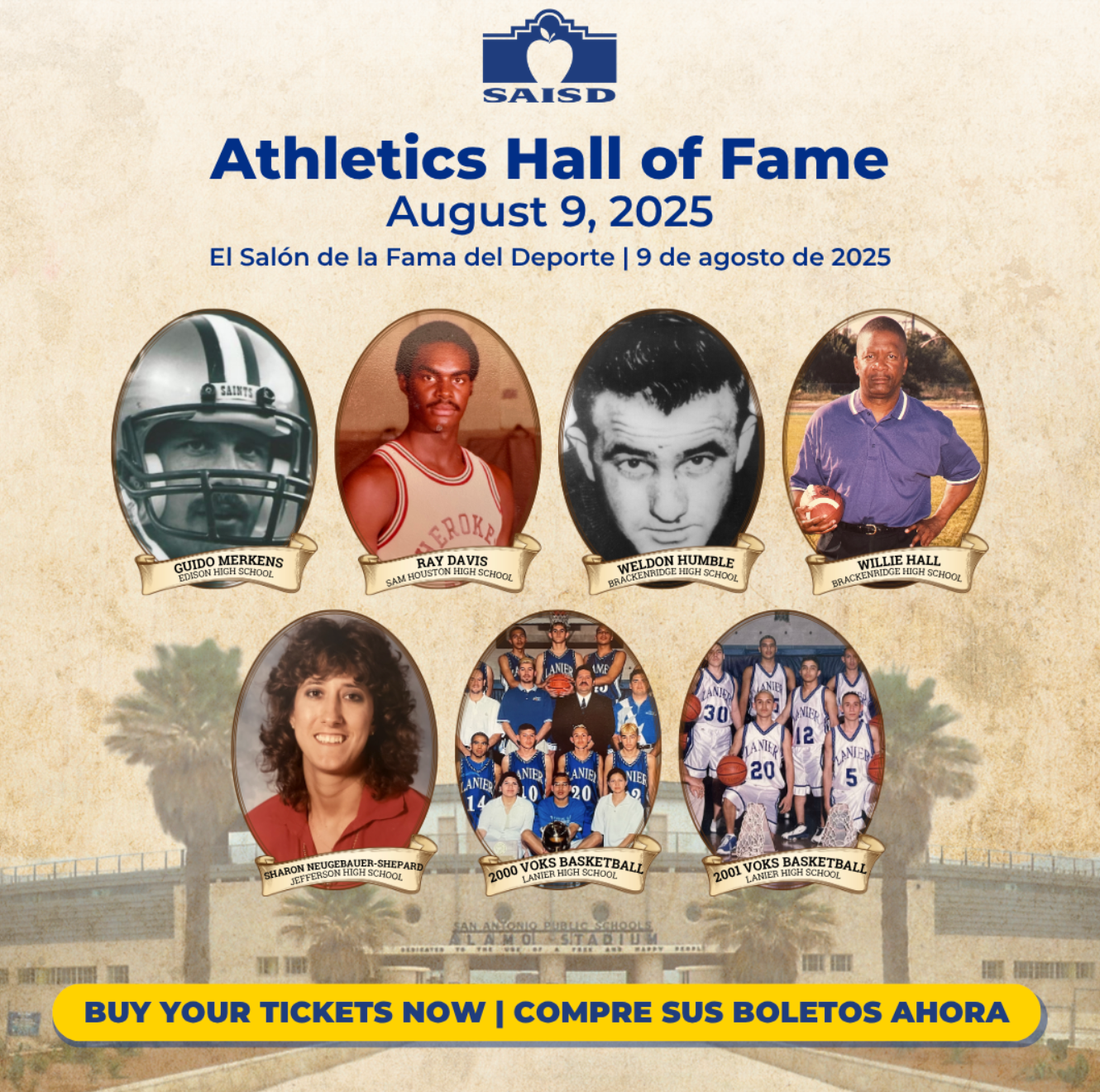 SAISD 2025 Athletic Hall of Fame