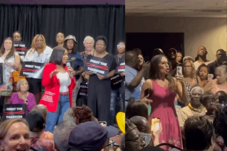 MAGA Crashes Rep. Jasmine Crockett Town Hall