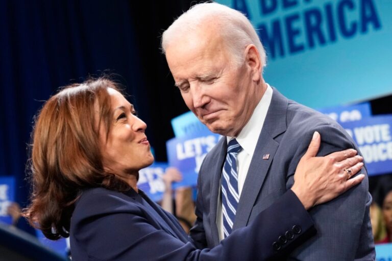 Kamala Harris and Joe Biden
