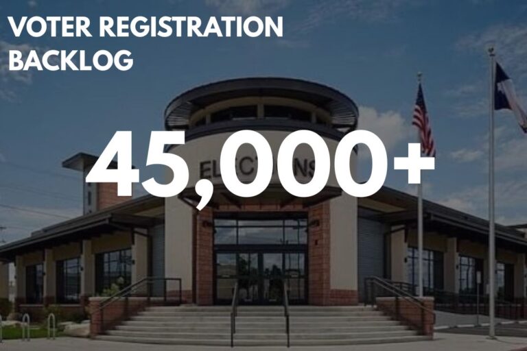 Voter Registration Backlog in Bexar County Reaches 45,000 and Growing