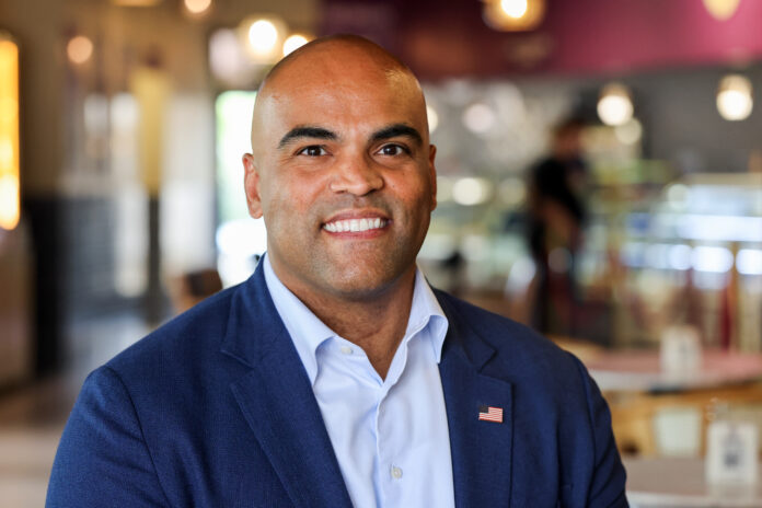 Colin Allred leads Texas Democrats in new UT/Texas Politics Project poll. Congressman Colin Allred (D-Dallas), January 24, 2024. Andrew Schneider/Houston Public Media