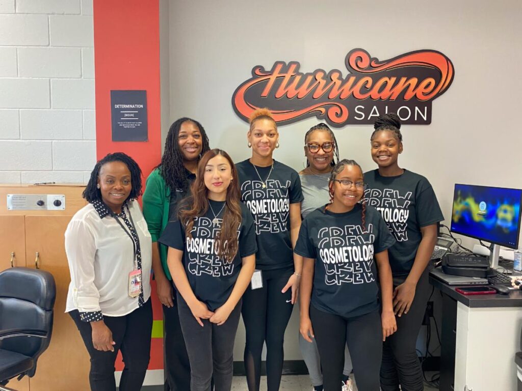 Hurricane Salon, Sam Houston High School, Photo: SAISD 