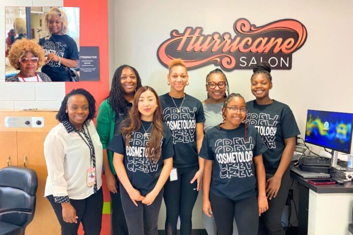 Hurricane Salon, Sam Houston High School, Photo: SAISD