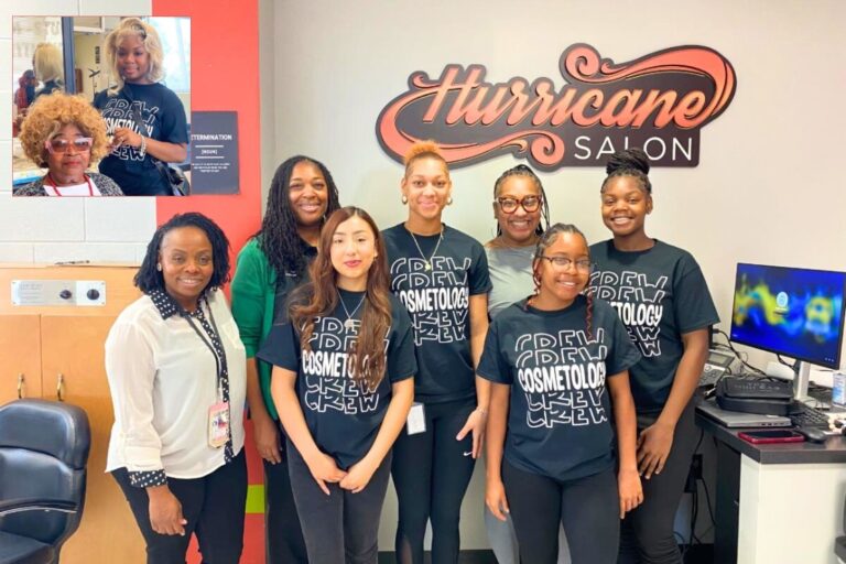Hurricane Salon, Sam Houston High School, Photo: SAISD