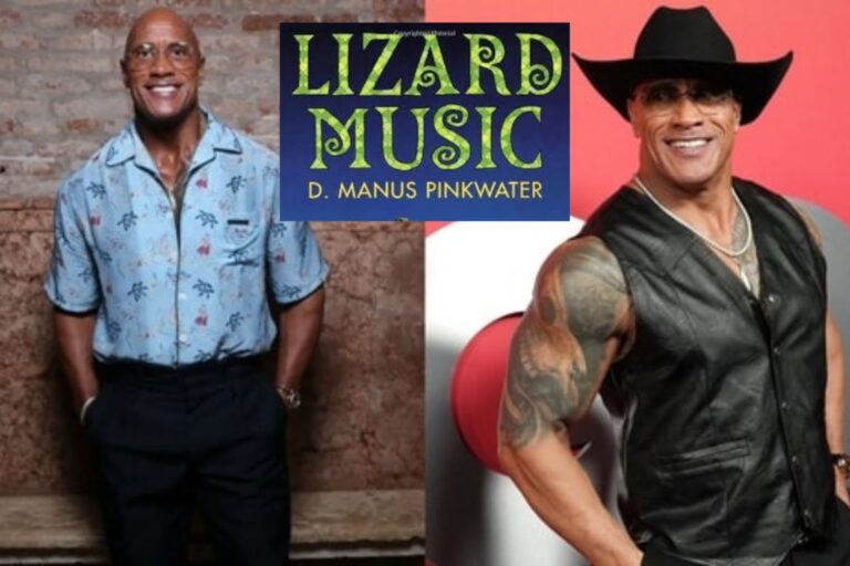 Dwayne Johnson at the Toronto Film Festival discussing his role in Lizard Music