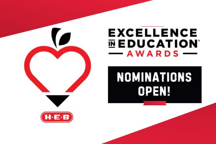 H-E-B Excellence in Education Awards Now Accepting Applications