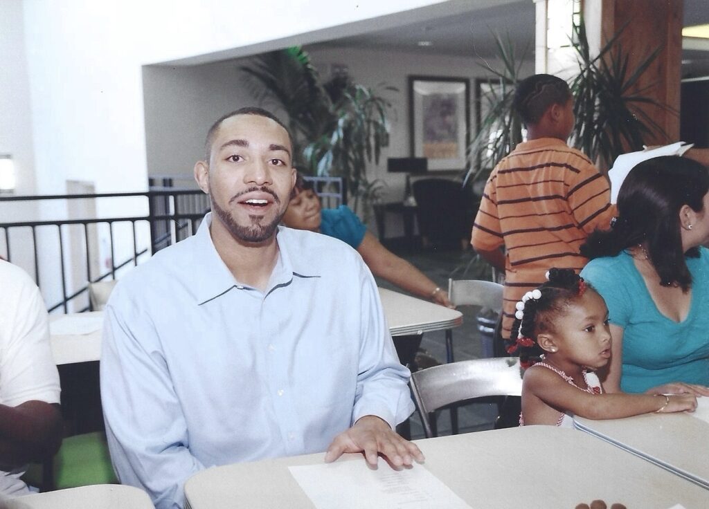 Tommy Calvert (L), Ghaliyah Ali, now a SA Observer Criminal Justice Columnist (R) August 16, 2008. Photo: The San Antonio Observer