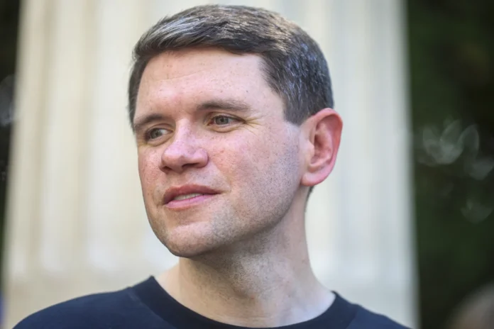 State Rep. James Talarico, D-Texas, announced he is running for the seat held by GOP Sen. John Cornyn.Talia Sprague / AP file