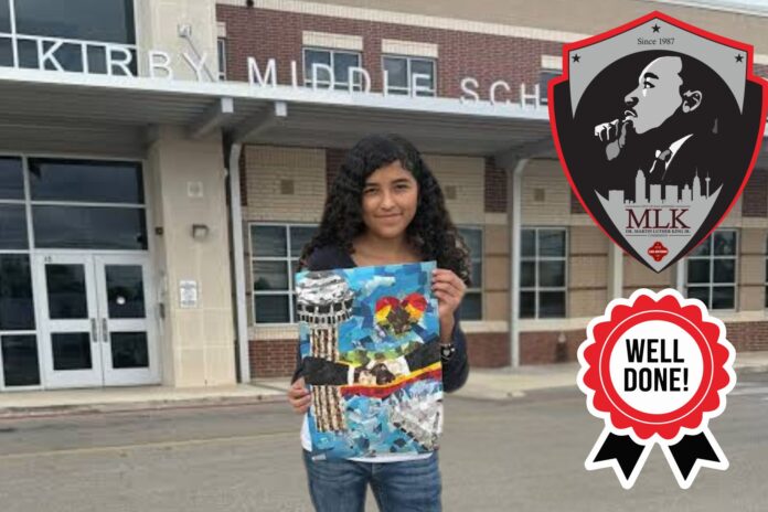 Judson ISD Student Wins 2026 MLK Youth Art Contest with Message of Unity