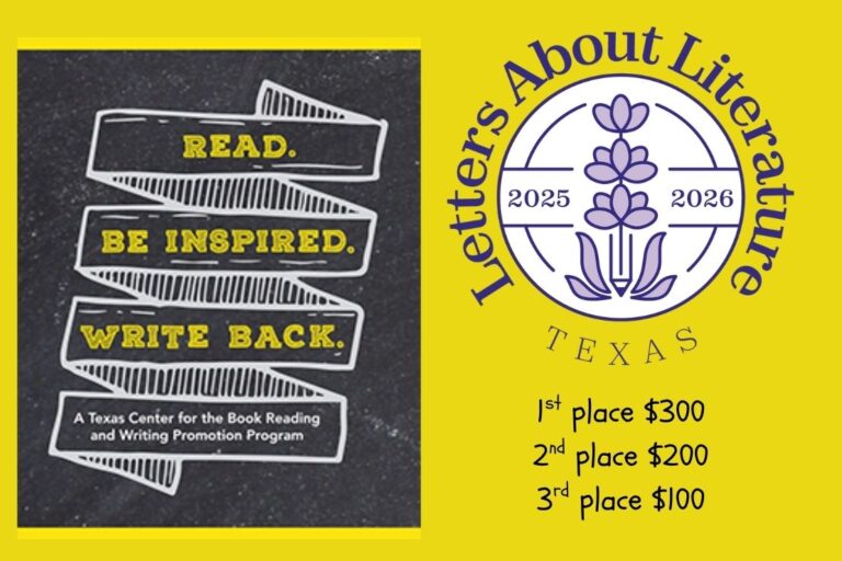 Texas Students Invited to Enter 2025–2026 Letters About Literature Contest