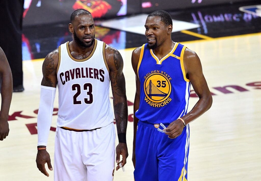 Lebron James and Kevin Durant, X