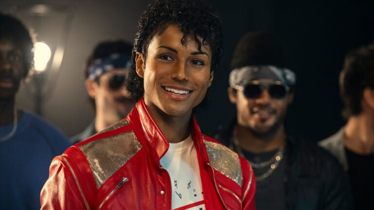 Jaafar Jackson as Michael Jackson in 'Michael.' GLEN WILSON