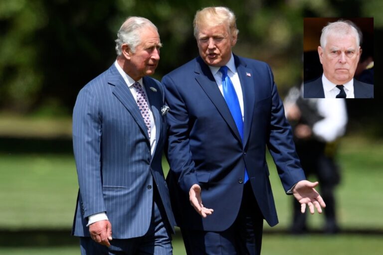 King Charles and Donald Trump