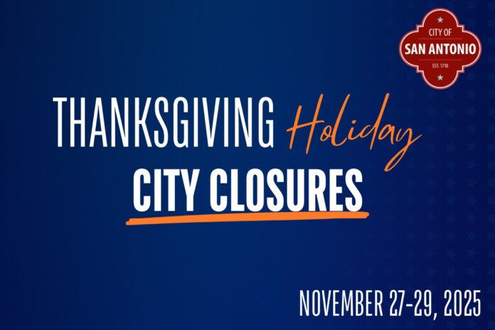 San Antonio Thanksgiving Closures