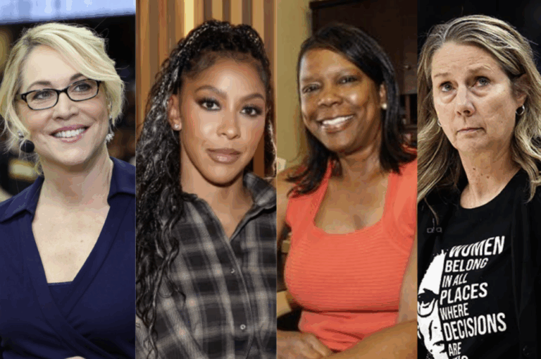 (L-R) Doris Burke, Candace Parker, Barbara Kennedy-Dixon, and Cheryl Reeves. Getty Images