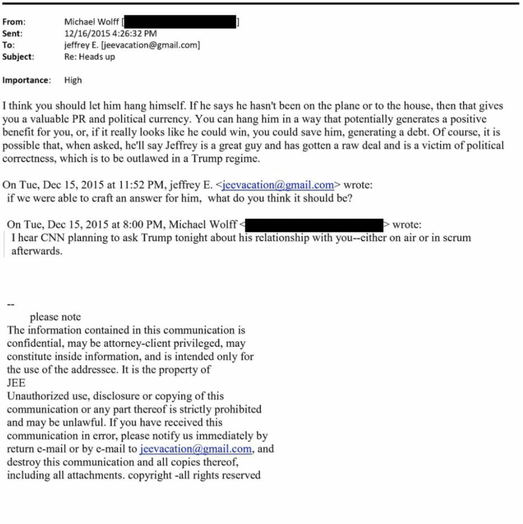 House Democrats released emails from Jeffrey Epstein that referenced Trump. House Oversight Committee