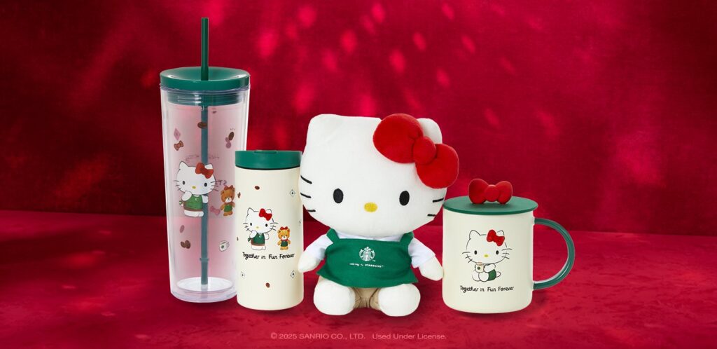Starbucks x Hello Kitty collab. Courtesy: Starbucks