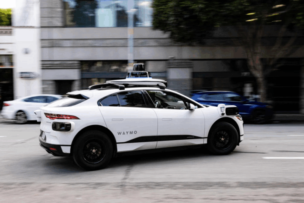 A Waymo autonomous vehicle in San Francisco in 2023.Jason Henry / AFP - Getty Images file