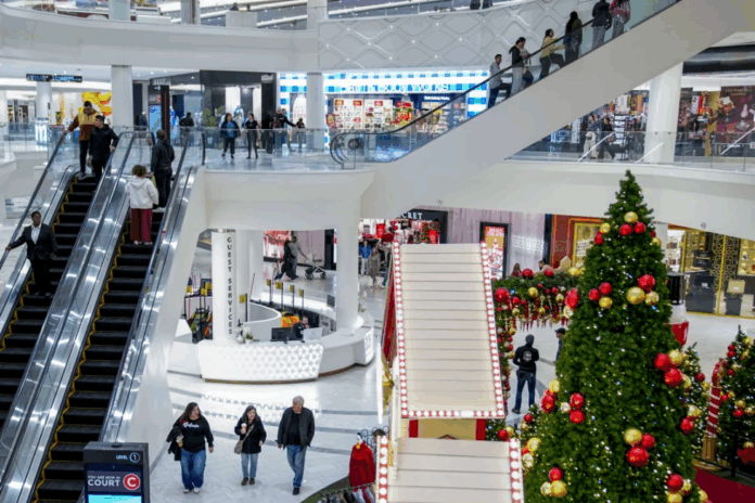 People visit American Dream Mall during Black Friday shopping in East Rutherford, N.J.Eduardo Munoz Alvarez / Getty Images