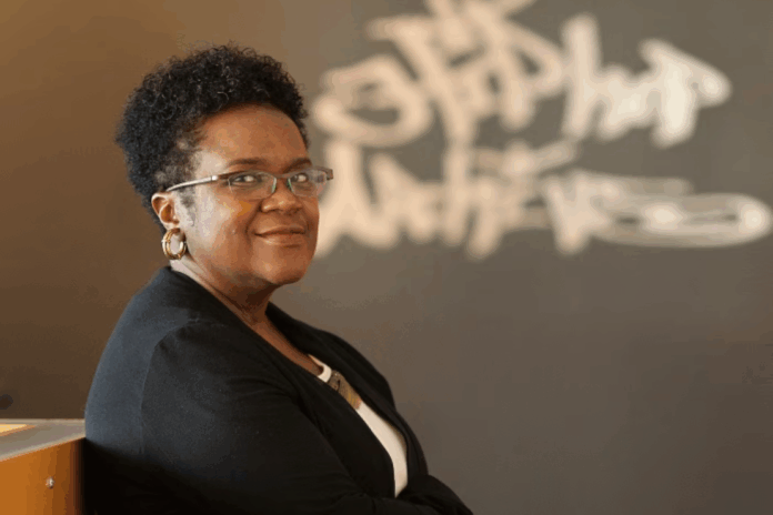 Marcyliena Morgan at Harvard University in 2013. Pat Greenhouse/Boston Globe/Getty Images