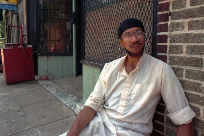 The former H. Rap Brown, shown in this July 1990 photo, a 1960s civil rights revolutionary who once exhorted blacks to arm themselves because violence is 
