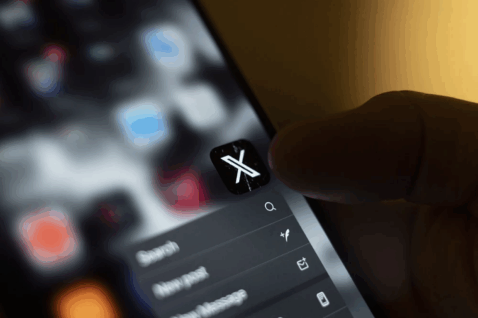 The X app.Jaap Arriens / NurPhoto via Getty Images file