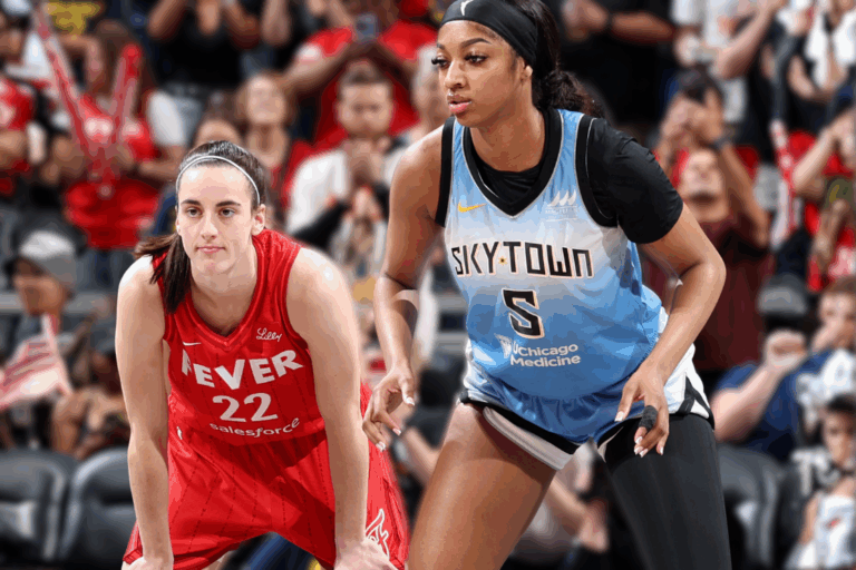 Caitlin Clark and Angel Reese could soon be playing together for USA. Photograph: Jeff Haynes/NBAE/Getty Images