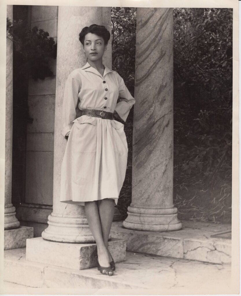Betty Reid Soskin poses for a photograph in the 1940s. (Courtesy of Betty Reid Soskin)