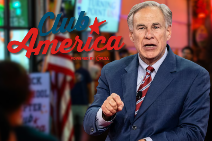 Gov. Greg Abbott vows to add more Turning Point USA chapters to Texas schools